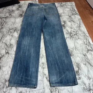 7 for all Mankind Distressed button fly high rise denim jeans straight leg 25 thumbnail 8