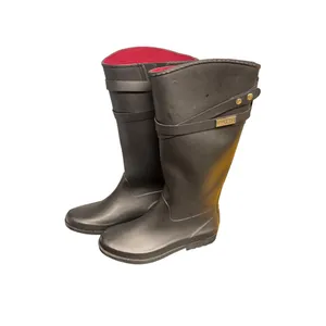 Tommy Hilfiger Women's Black Shoes/Rainboots Size 8 SKU 1794 thumbnail 2
