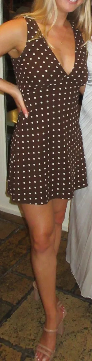 Princess Polly Nellie Polka Dot Mini Dress thumbnail 4