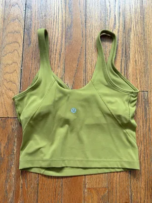 Lululemon Align Tank Olive Green Size 4 thumbnail 2
