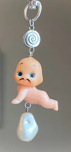Handmade Kawaii retro y2k fairy angel baby kewpie phone strap/accessory/keychain/bag charm👼💖 thumbnail 1