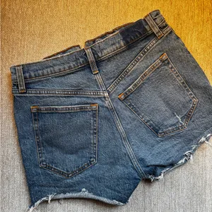 Abercrombie & Fitch Blue Distressed Jean Shorts thumbnail 4