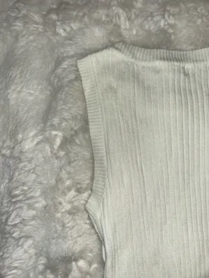 Altar’d State Ribbed Knit Lite Cream Bodysuit thumbnail 8