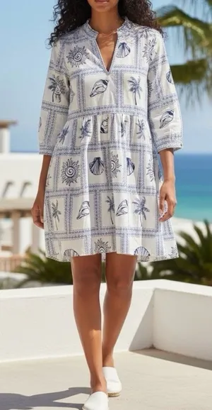 NWT Calypso St. Barth Dress Beach Vacation Mini Dress size small retails $179 thumbnail 1