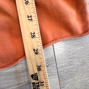 Aerie Long Sleeve French Terry Romper Burnt Orange Terracotta Boat‎ Neck Small S thumbnail 6
