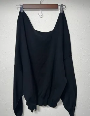 Umgee Black Off The Shoulder Sweater Women’s Size X-Large thumbnail 1