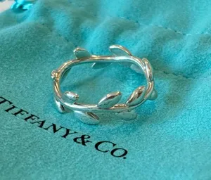 Tiffany Paloma Picasso Olive Leaf Ring thumbnail 1