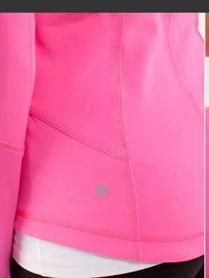 Lululemon Forme Jacket full zip Pinkelicious womens size 4 thumbnail 6