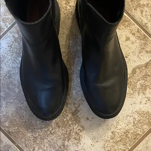 Lucky Brand Black Chunky Sole Boots thumbnail 6