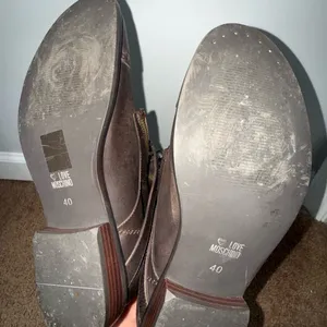 Love Moschino Brown Combat Boots Lace Up Euc Size 40 Us 9.5‎ thumbnail 7