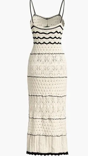 Olive + Oak// Multi-Textured Knit Sleeveless Midi thumbnail 2