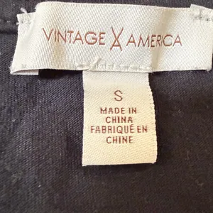 Vintage‎ America Black Flamingo Embroidered Tee Shirt Small Cute Novelty Top thumbnail 4
