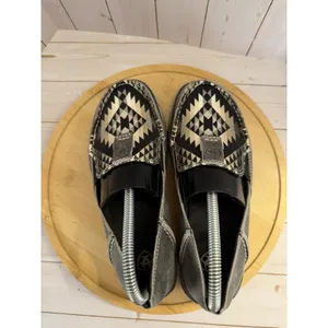 Ariat Women's Black Aztec Casual Slip On Cruiser Shoes Size 6B 10033938 Fabric thumbnail 8