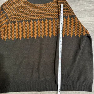 BloomChic Gray Patterned Crewneck Pullover Relaxed Fit‎ Women Sweater Size 18-20 thumbnail 10