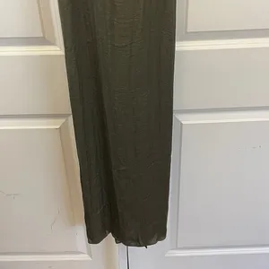 Zara Racerback Maxi Dress - Women Size M - Olive Green thumbnail 3