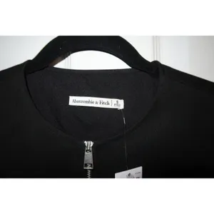 Abercrombie & Fitch‎ Zip Up Tailored Vest Black Small Minimalist Work Office thumbnail 3