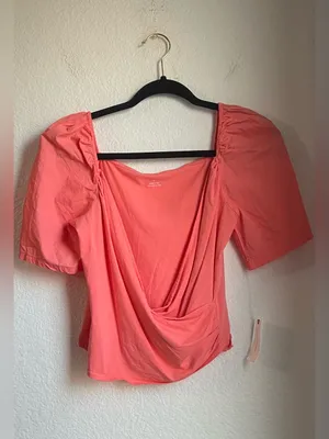 Anthropologie Puff-Sleeve Wrap Top thumbnail 3