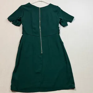 Elegant Dark Green Mini Dress Size XS thumbnail 6
