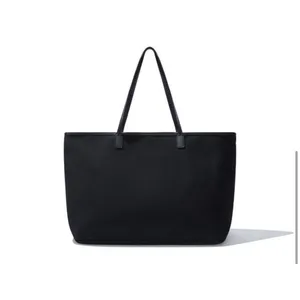 NEW Cleobella Large Black‎ Canvas Tote 22"x12" thumbnail 6