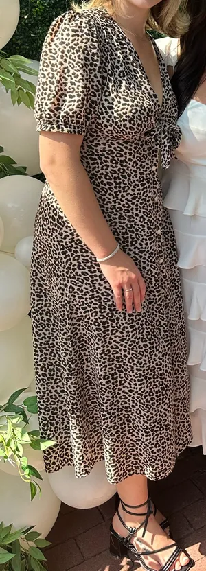 Asos Cheetah midi dress thumbnail 5