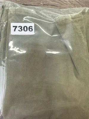 Madewell‎ classic straight Jean green corduroy Full length pants size 26 thumbnail 7