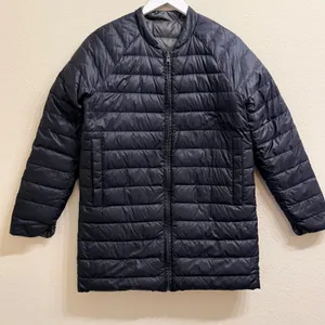 Athleta ReversaWarm Down Puffer Coat Jacket size Small‎ Packable Lightweight thumbnail 3