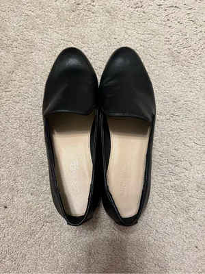 Michael Shannon Black Leather Slip-On Loafers thumbnail 1