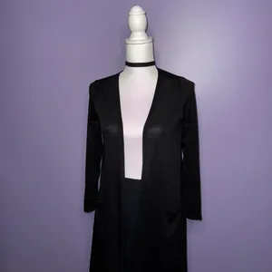 NEW LuLaRoe Long Black Open Front Cardigan thumbnail 6