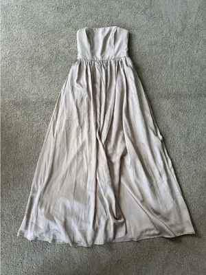 Vera Wang Strapless Pale Purple Dress thumbnail 1