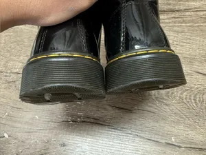 Dr Martens Zavala Patent Leather Combat Boots size‎ 8 thumbnail 6