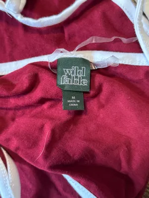 Halter top Red Size M thumbnail 5