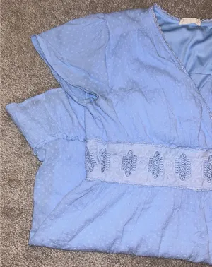 Altar'd State Baby Blue Dress thumbnail 2