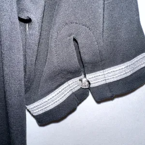 Ralph Lauren Black Silver Short Sleeve Button Detail Size Medium Blouse Cotton thumbnail 5