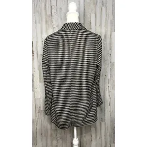 Sanctuary Women's Blazer Medium Multicolor‎ Mini Houndstooth One-Button Tailored thumbnail 6