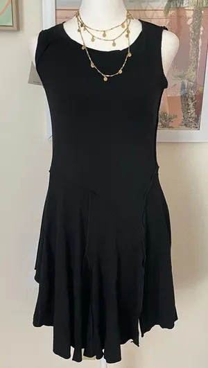 Halara Ribbed Tank Dress Black Size XS New thumbnail 1