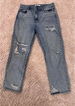 Hidden Jeans Distressed Boyfriend Jeans thumbnail 1