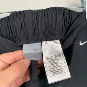 NIKE Womens‎ Polyester Track Pants Drawstring Black thumbnail 5