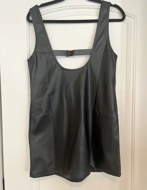 Vegan Leather Buckle Front Tunic thumbnail 4