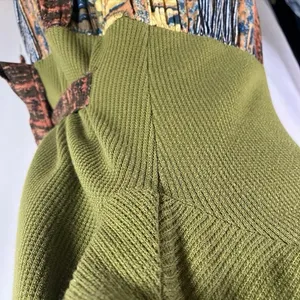 Premier International Dress Womens S Green Brown Abstract Print‎ Maxi Casual thumbnail 6