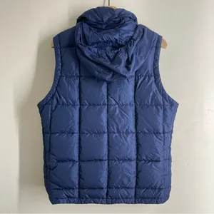 Abercrombie & Fitch Vintage Puffer Vest Blue Quilted Hooded Women’s Y2K thumbnail 2