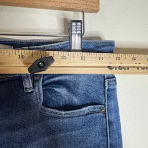 Hidden Jeans Women High Rise Flare Front Slit Hem Denim Blue Size 30 thumbnail 3