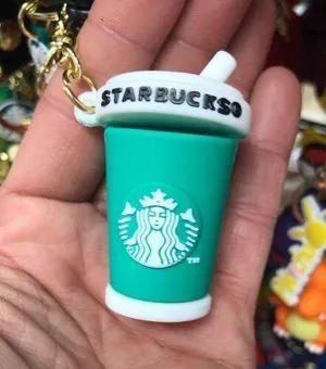 Starbucks key chain/ bag charm inquire on availability before purchasing thumbnail 1