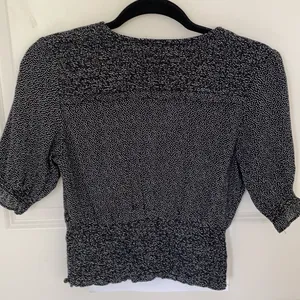 Abercrombie Y2K Black Polka Dot Top Small NEW!!! thumbnail 2