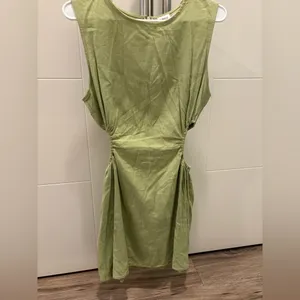Princess Polly Light Green Dress thumbnail 3