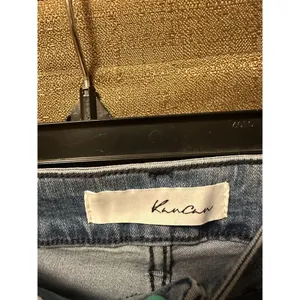 NWT Kancan Woman’s Mid Rise Flare Jeans Size 13/30 Light Wash thumbnail 2