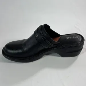 b.o.c. Peggy Women's Size 10M Black Faux Leather Open Back Clog Mules‎ Casual thumbnail 5