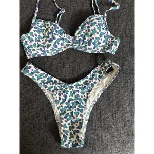 Blackbough Swim Cindy Bikini Set in Blackberry Bliss size XS Underwire High Leg thumbnail 3