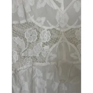 Anthropologie WHITE lace dress Size XS crochet beach coastal fairy thumbnail 7