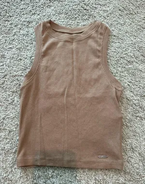 Hollister Brown Tank Top thumbnail 1