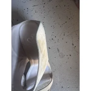 Sz 8 38.5 42 GOLD Linx Leather Heels for Women Offers Suede Leather Lining thumbnail 4